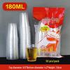Heavy-Duty Disposable Transparent Plastic Cups