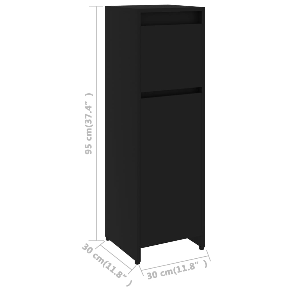 Badezimmerschrank, Badezimmeraufbewahrungsschrank, Ecken Aufbewahrungsschrank, 30x30x95 Cm