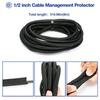 JOTO Cable Storage 8M DIY PET Use Black Sleeve, Approx. Length, 1.3cm Diameter, Cuttable, Material, Home/Office -