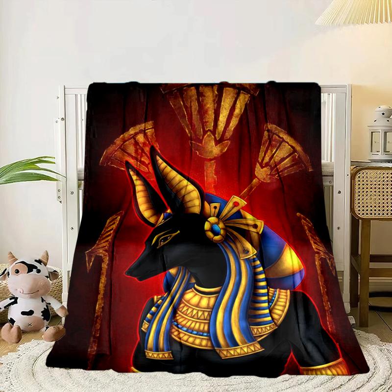 Egyptian Cat Mythology Blanket Flannel Blanket Throw Blanket Sofa Cover Blanket Soft Premium Blanket Picnic Blanket Tv Blanket Gifts