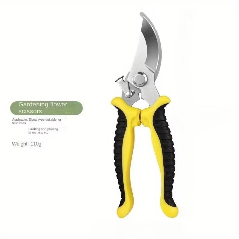 

Stainless Steel Professional Gardening Shears Pruning branches Fruit trees Flowers Household Pruning Tools Shears жовтий