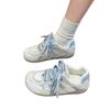 Mesh breathable heightening German training shoes women's 2025 spring and autumn new pair of shoelaces casual foot small Forrest Gump shoes sports