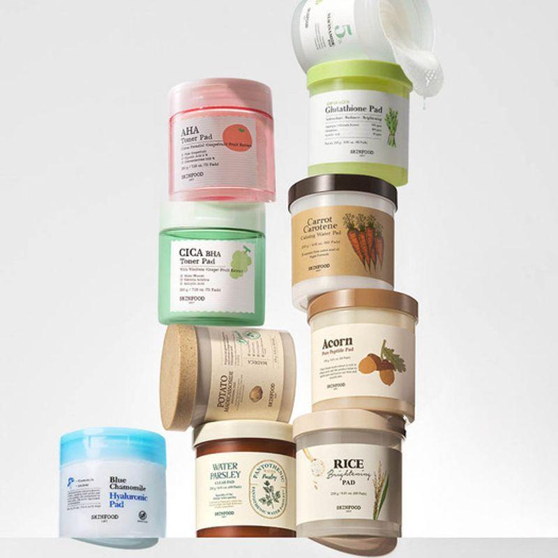 SKINFOOD [Bestseller] Toner Pads (60 sheets x 2) (Cross-selection) (Moisture layering) Herbal medicine room