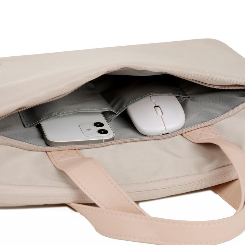 Business Fashion Umhängetasche - Einfarbig, Pendler-Laptop-Handtasche mit großem Fassungsvermögen