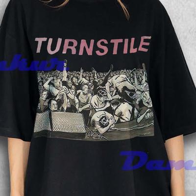 Turnstile Shirt, Unisex Rock Music Band Tshirt, Turnstile Merch Gift, Glow On Album, Nonstop Feeling Tee, Rocker Apparel Gift, Turnstile Fan