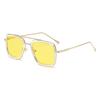Stylish Men's Square Frame Sunglasses Inspired by Iron Man and Spider-Man - Trendy European and American Design, Large Frame