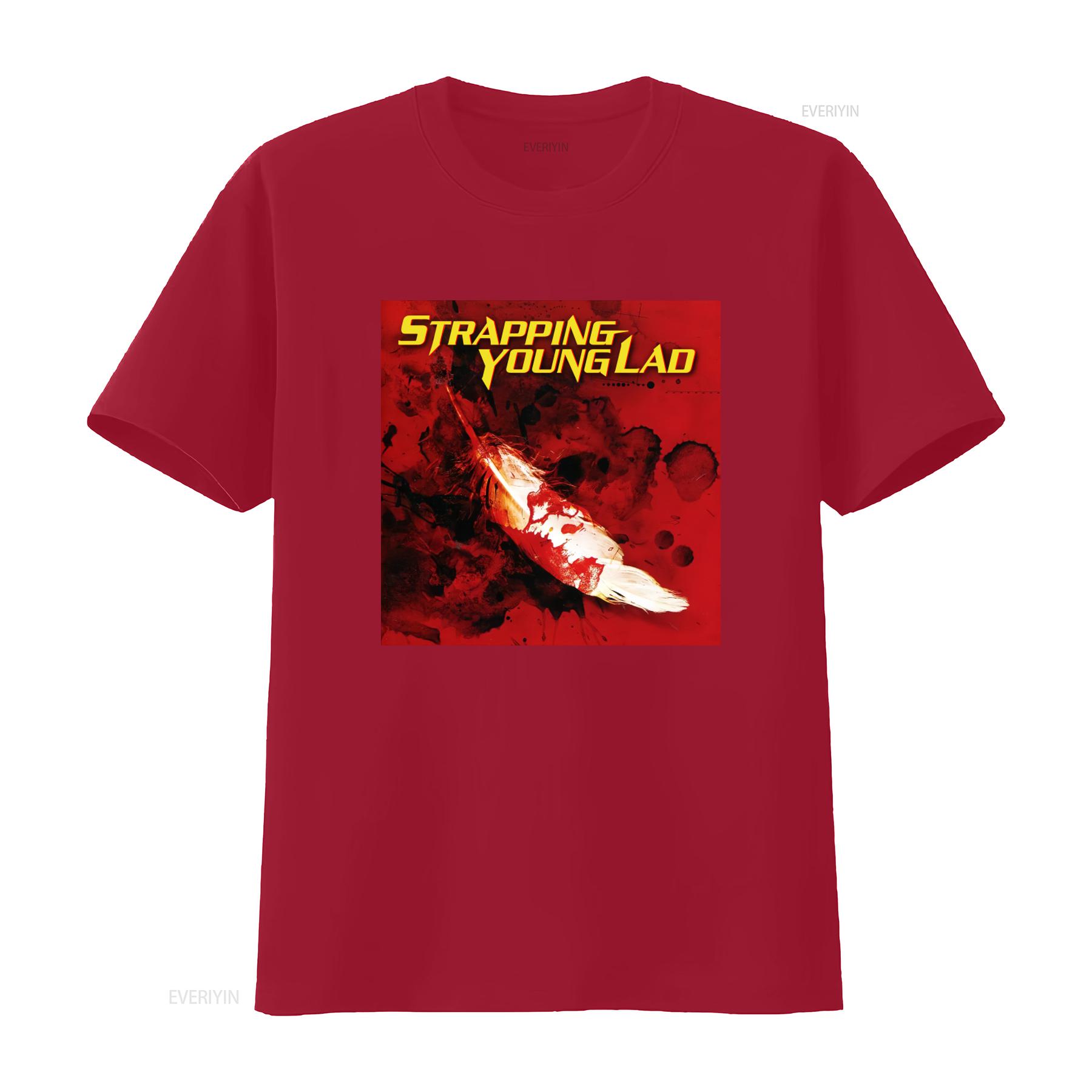 Vintage Strapping Young Lad 2003 Concert T Shirt Rock Band Design Retro Style High Quality Print vintage Washed S