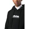 Off-White Chunky Logo Hoodie 'Black' Men's OMBB097S23FLE0051001