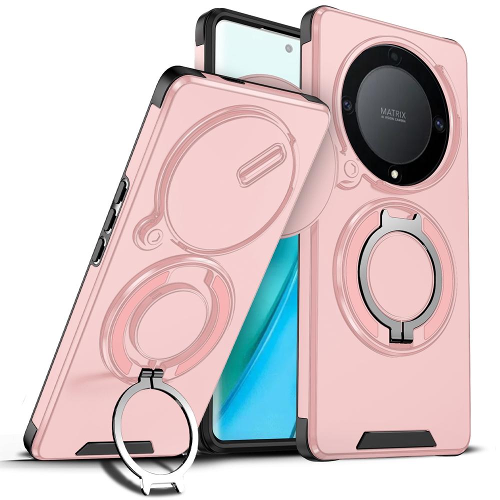 For Honor Magic 5 Lite 5G Case Shockproof Armor For Magsafe Wireless Charging Cover For Magic5 Lite Magnetic Holder Ring Case