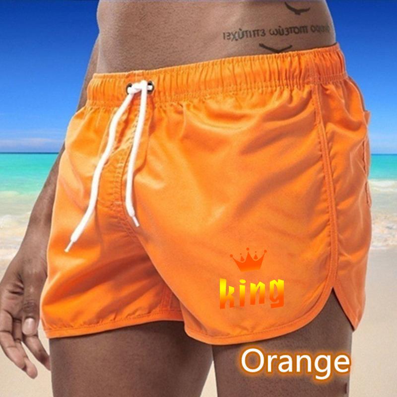 BBK-12 2025 Summer Men's Quick-Drying Swim Trunks Sports Pants Swimwear Beach Shorts Jogging Shorts
