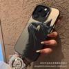 Cute cat applies to Apple 15 colored silver iPhone14promax creative 13/11 matte 16 protective case 17