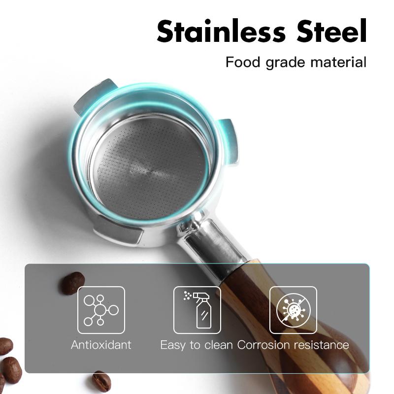 54mm Coffee Bottomless Portafilter Naked For Breville Sage 870 878 879 Filter Basket Espresso Machine Accessories Barista Tools