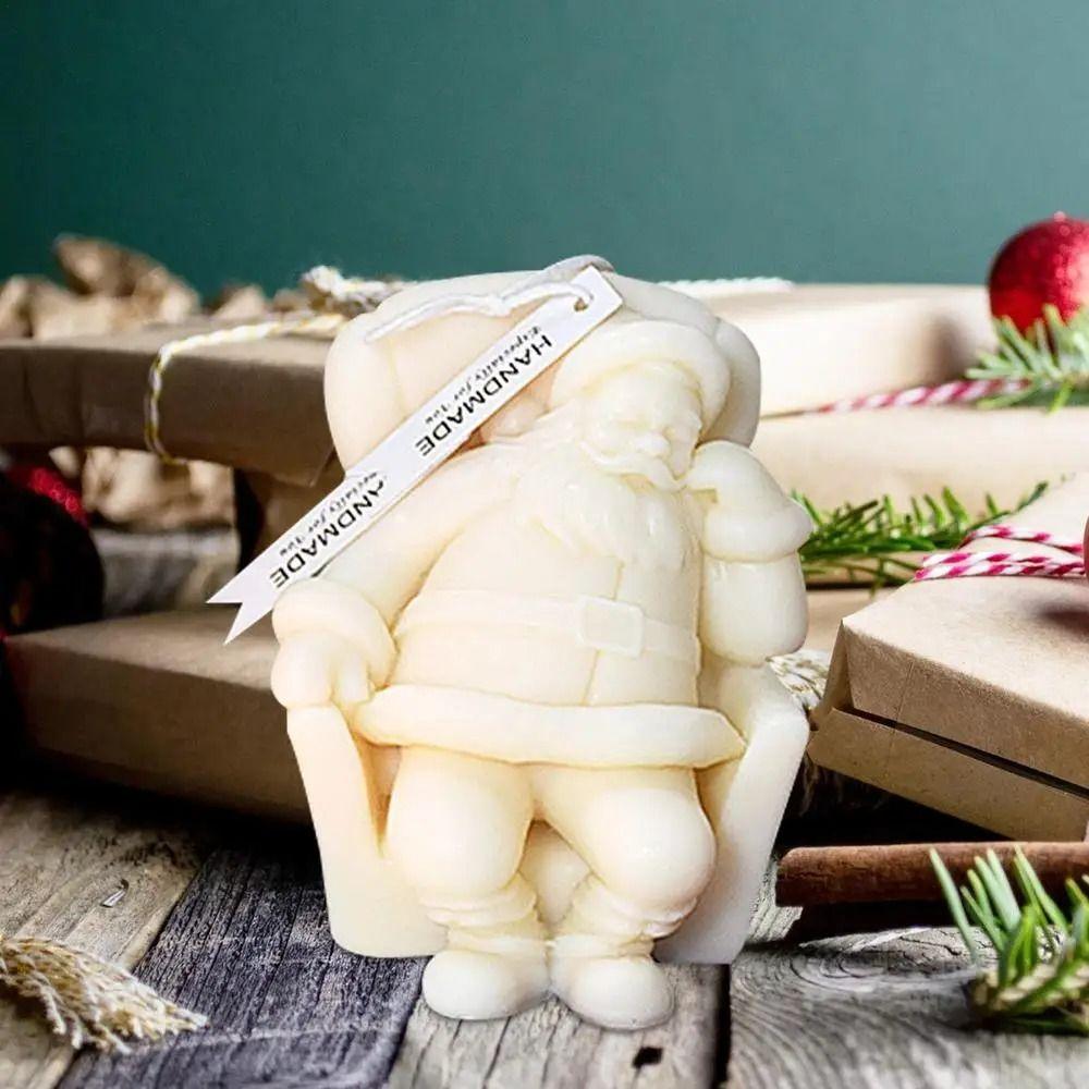 DIY Soap Making Mold Silicone Plaster Mold Healthy Christmas Candle Mold  Home Gift Making