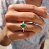 Cao Shi's Elegant Retro French Luxury Women's Ring: High-End Index Finger Accessory
