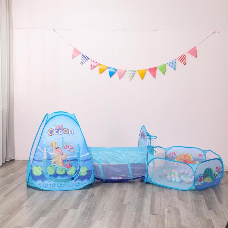 Kids 3-in-1 Foldable Play Tent