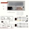 17.78cm Car Stereo MP5 Radio Player with 2DIN Panel, FM/USB/AUX/Mirror Link, Navigation Headunit, 2D/3D/4D/5D Sound, 2D/3D/