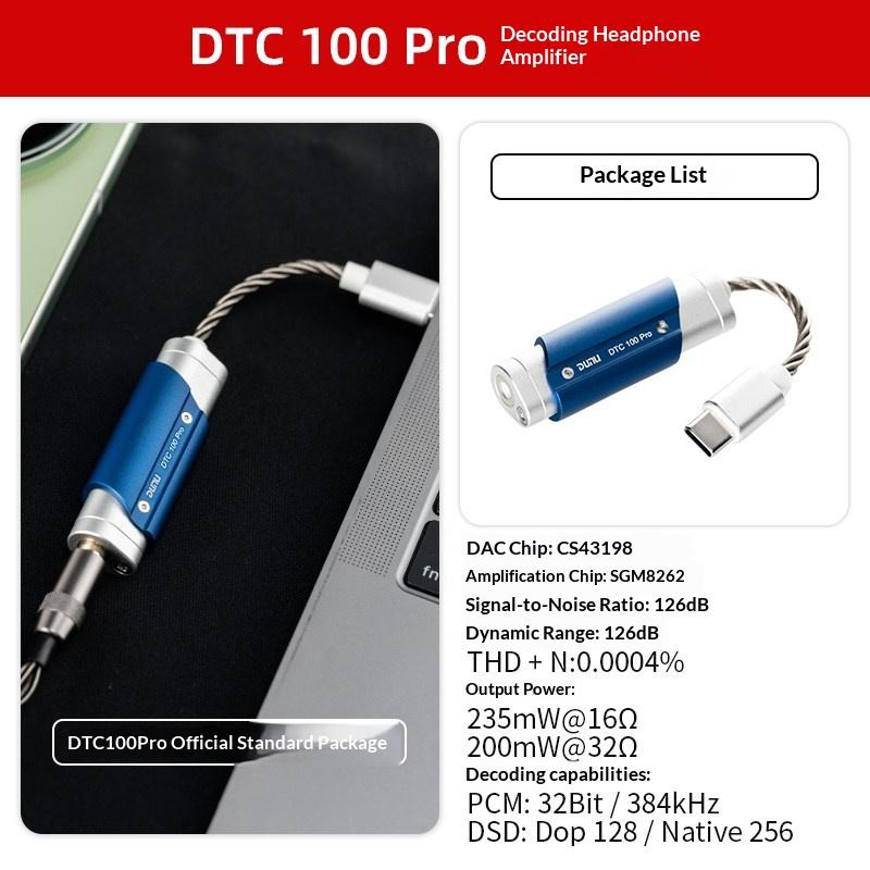 DUNU DTC100Pro DAC Headphone Amplifier All-in-one