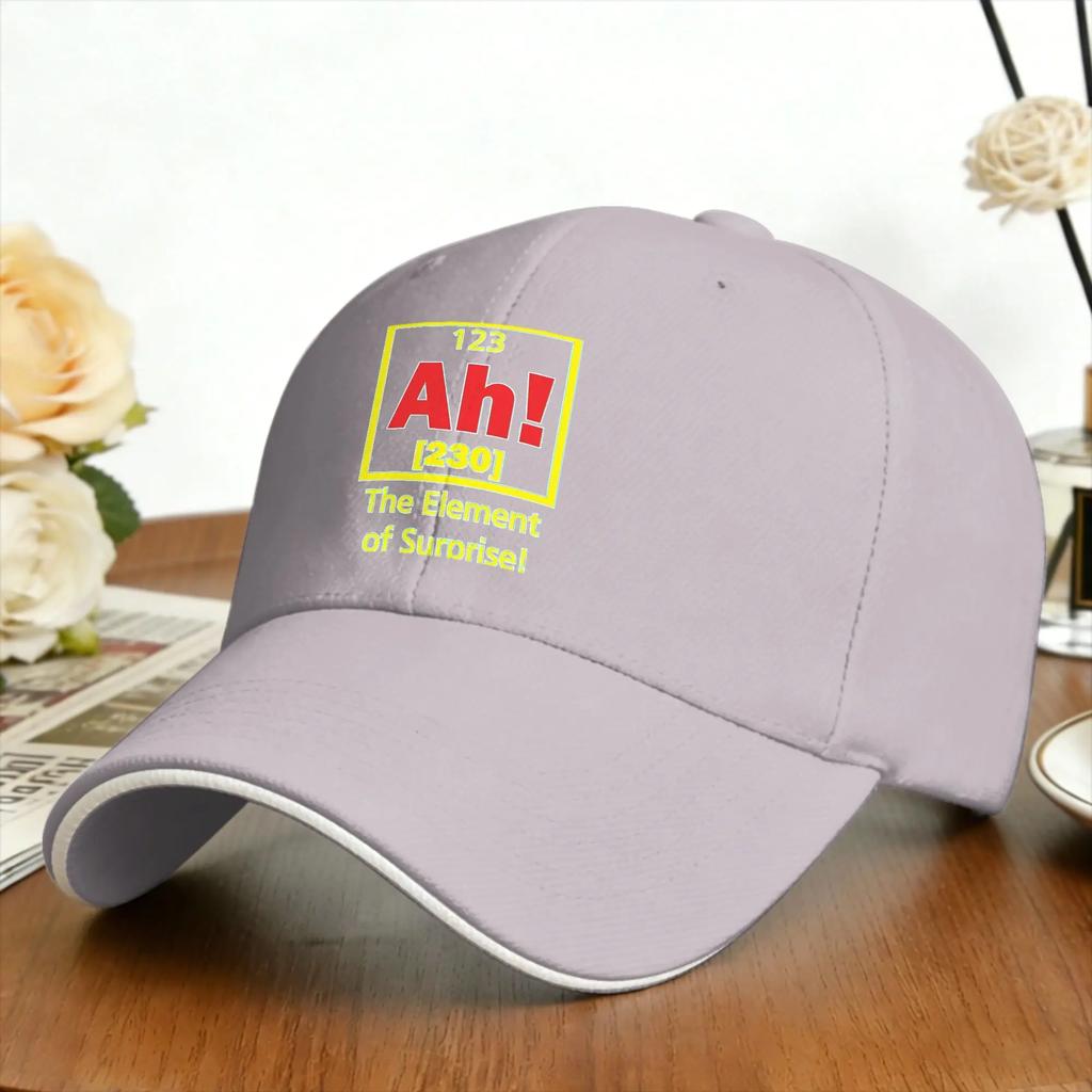 Ah The EleUnisext Of Surprise Sandwich Caps Vintage Funny Science Cap Fishing Hat Adjustable Snapback Caps Baseball Cap Summer