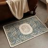 Nordic Vintage Bathroom Dirt Resistant Wear-resistant Easy Care Mat Bathroom Door Moisture-wicking Quick Dry Diatomium Mud Carpet