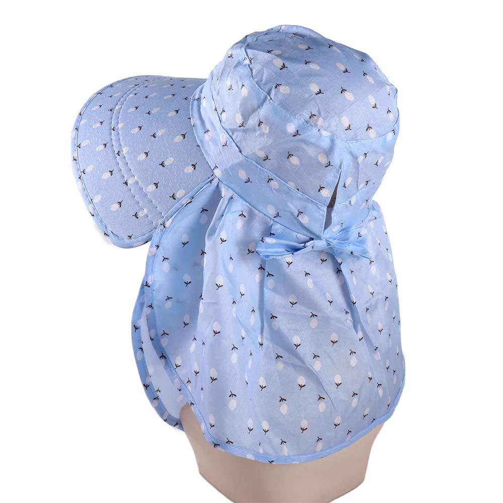 Cover Face Mother Sun Hat Big Brim Bucket Hat Summer UV Protection Women Sun Hat With Neck Flap