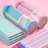 Set of 2B and HB Hexagonal Pencils Made from Natural Cute Stationery for Elementary School Perfect for School Entrance Ceremony Preparations and