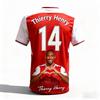New Design A Must-have for Arsenal Fans! Henry Divine Striker 3D Printed Jersey Casual Loose-Fit Short Sleeve for Soccer Fans