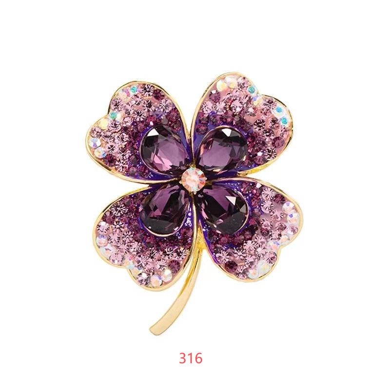 

Винтажная брошь-булавка для шарфа в виде цветка с жемчугом - Модный ювелирный аксессуар для женщин