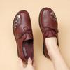 Fashion Fashion Women Shoes Genuine Leather Loafers Women Casual Shoes Mother Soft Comfortable Shoes Women Flats Non-slip 2025