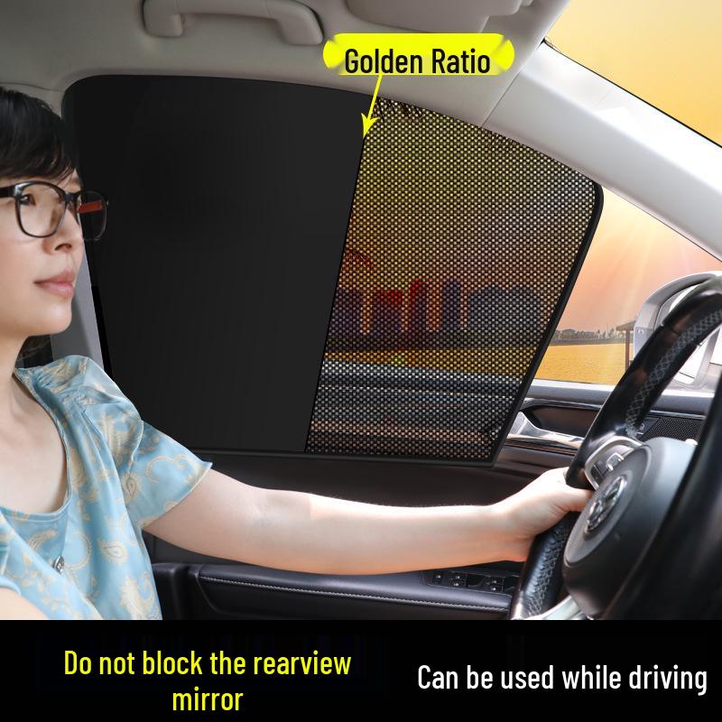 Cortina Parasol Magnética para Ventana Lateral de Coche para Protección del Bebé y Privacidad