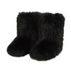 Women's Cross-Border Plush Winter Boots: Warm Short and Mid-Calf Styles with Imitation Fur for Snow.