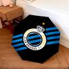1 PC Automatic Folding Umbrella - Club Brugge K.V Pattern, Portable & Foldable Design with 8 Ribs, Christmas Birthday Gifts