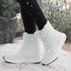 Women's Boots 2026 Autumn and Winter New Cotton Boots Outdoor High-top Velvet Warm Thick-soled Cotton Shoes Snow Boots Women