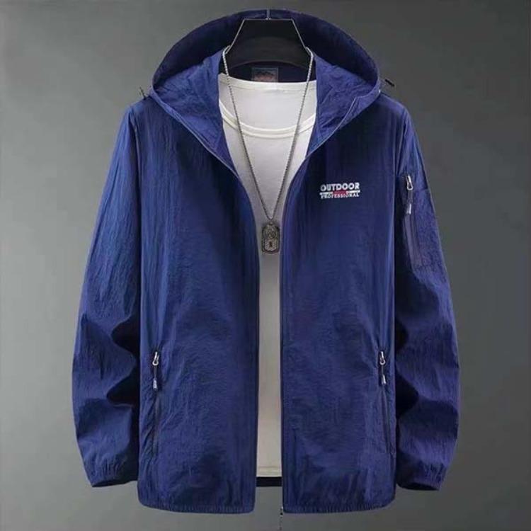 Ultra Thin Mens Summer Sun Protective Jacket Breathable Windbreaker Anti UV Quick Drying Outdoor Sports Portable Clothing
