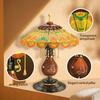 Ungiftiges 804-teiliges Tischlampen Baustein Spielzeug Retro Schreibtischlampe Modellsteine Kreative Schreibtischdekoration Kinder DIY Spielzeug Feiertagsgeschenke