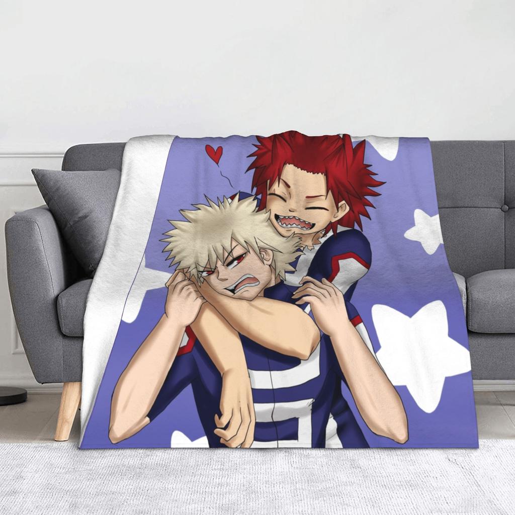 Hawks My Hero Academia Blanket Fleece Spring Autumn Portable Super Soft Throw Blankets for Bedding Bedroom Bedspread
