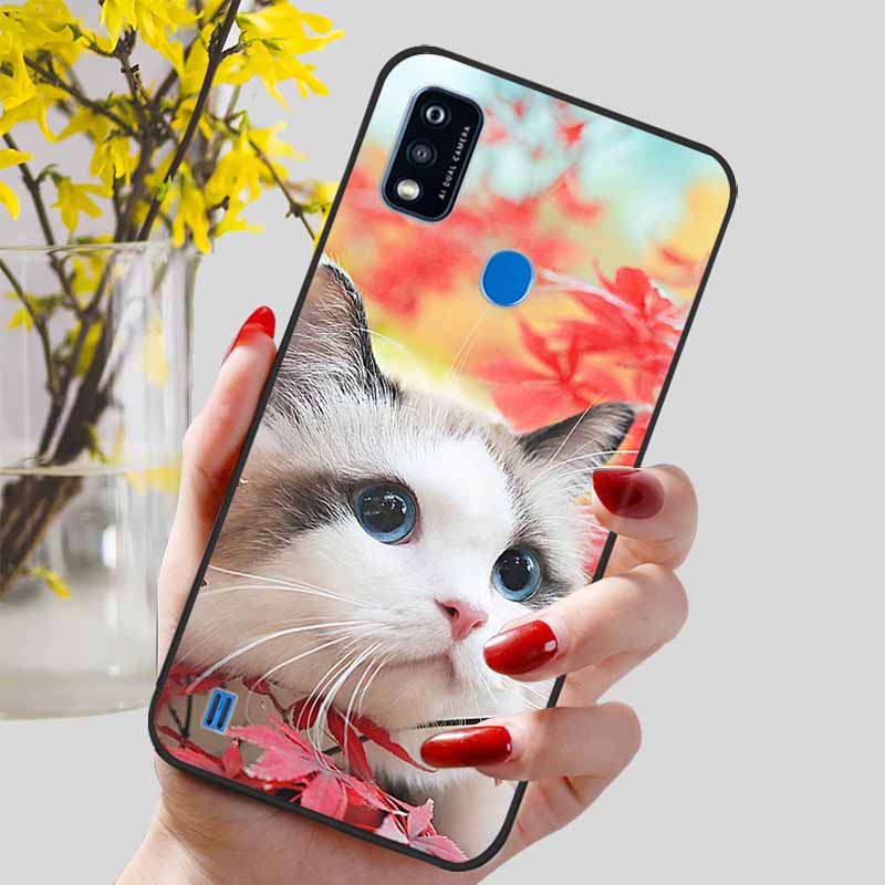 For ZTE Blade A51 Case Lovely TPU Silicone Soft Phone Cover for ZTE Blade A51 / A71 Protect Bumper Cover On BladeA51 A 51 Cute