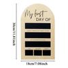 18x30cm First Day Of School Sign, Portable Hang Back School Blackboard Sign, First Day Of School Commemorative Board