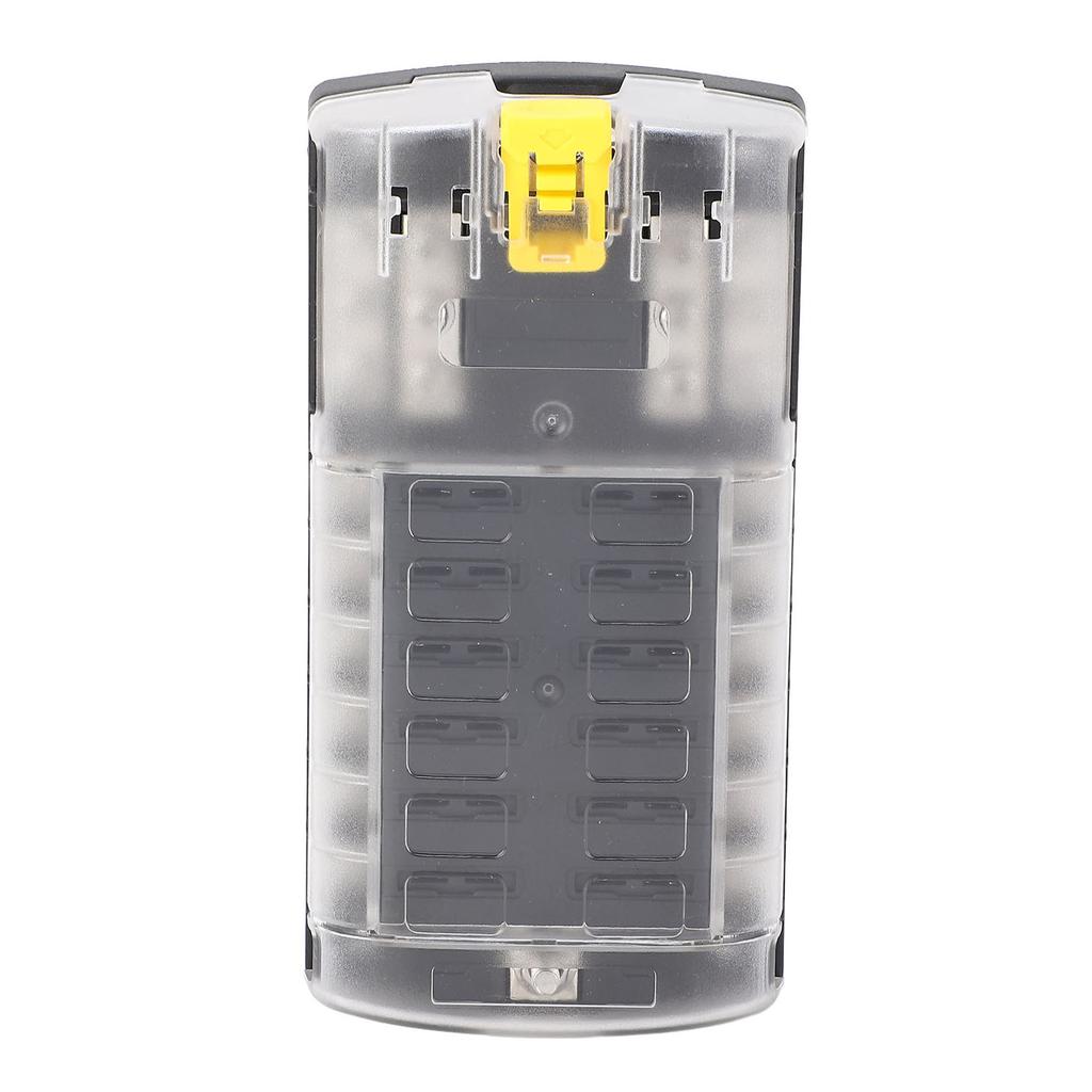 ST Blade Fuse Block 12 Circuit ATO Fuse Box with Ground Safety Lock Buckle 5A 10A 15A 20A Fuses 32V