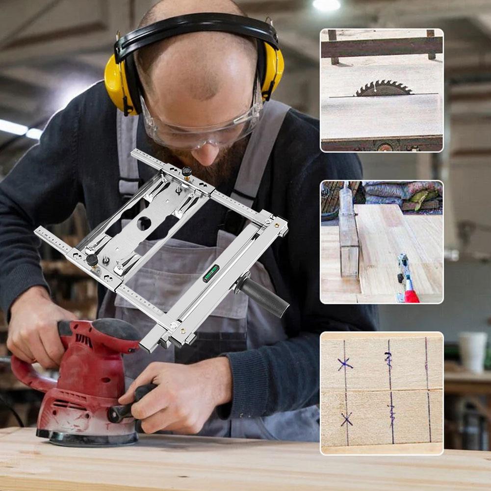 

Режущий станок Позиционер направляющей кромки Позиционер направляющей кромки для деревообработки Машина для резки кромки T1L1 Silver-S