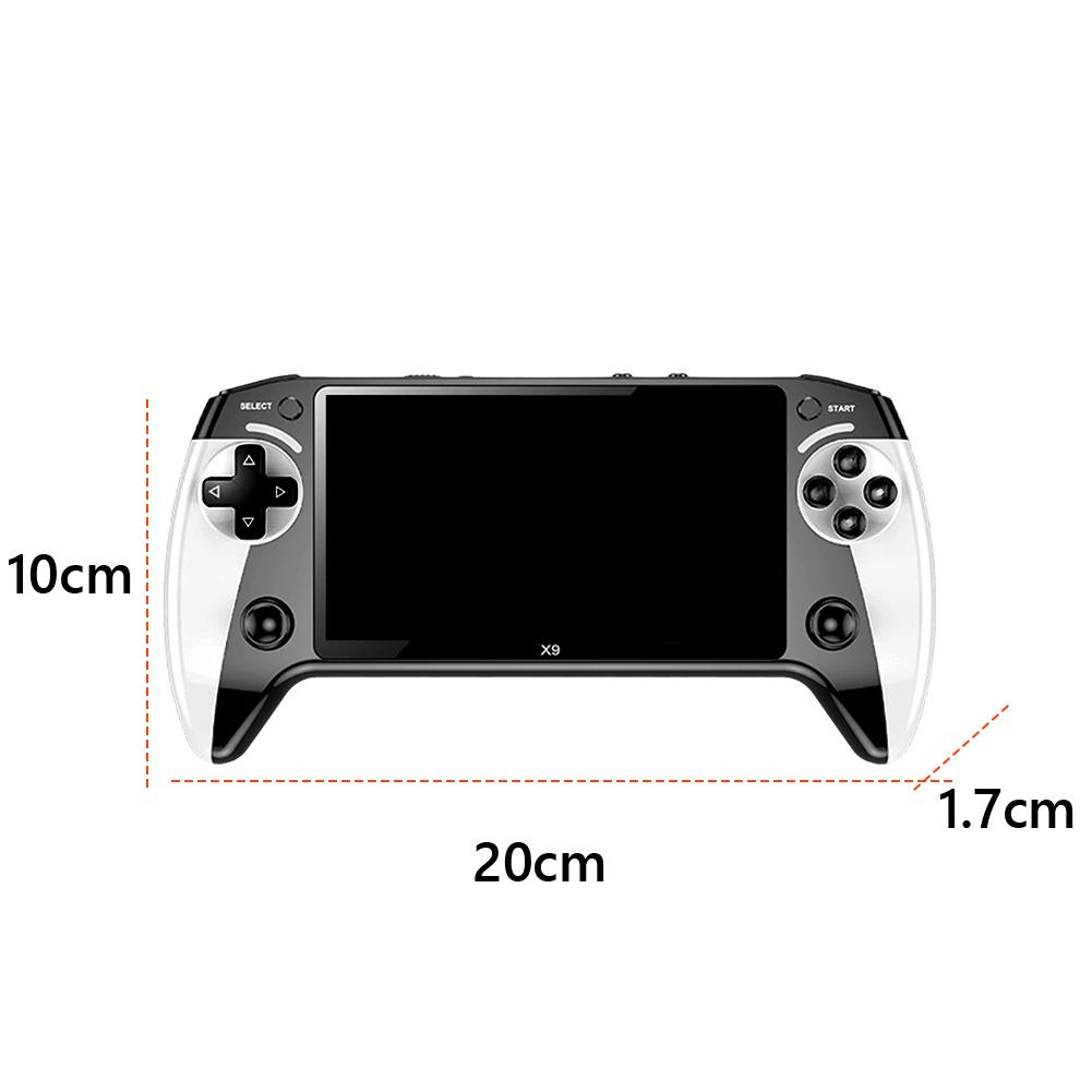 5.5 Inch Screen Handheld Game Console 1500mAh Handheld Game Player Type-C Charging Portable Game Player for Kids Adults