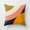 Decorative Home Pillow Case Cushion Covers  Nordic    Morandi Shape Geometric Abstract Bed X Yellow