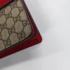 [Pre-Owned] Dionysus Chain Tiger Head Buckle Logo Canvas And Leather Shoulder Bag Small - Very Good #LVB8BZ