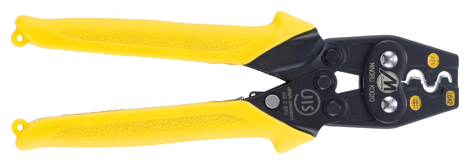 

Minoru Industrial Crimping Crimping Pliers Small and JIS MC10H007J M-Creative Tool, (Ring Sleeve), Medium, Compact,