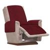 Recliner Chair Sofa Cover Polyester Fiber Couch Furniture Protector with Side Pocket Anti Slip Armchair Cover Washable Chair Mat