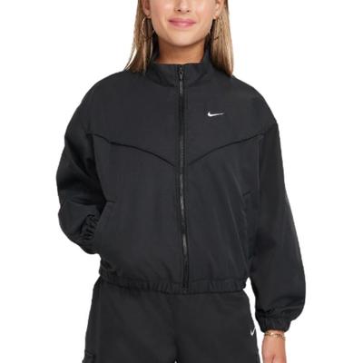 Comfortable Soft Solid Color Jacket Women Jackets Black FZ5557-010