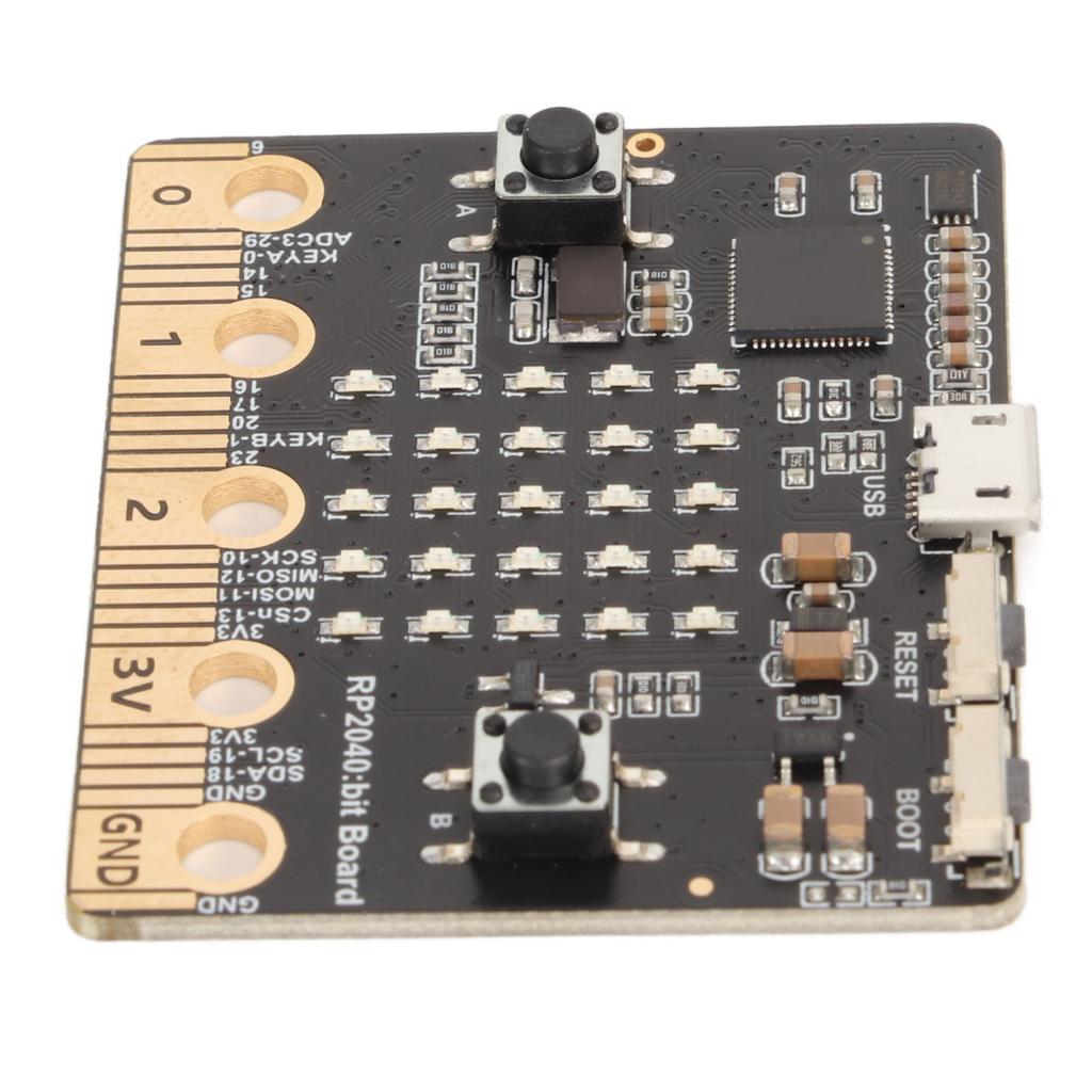 RP2040 Micro Bit Development Board for Raspberry PICO with LED Light for Programming Computer Game Robot Control