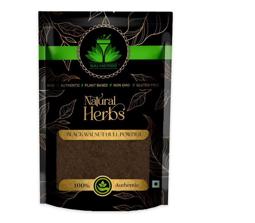SAI HERBS Black Walnut Hull Powder - Pure & Natural (100 g)