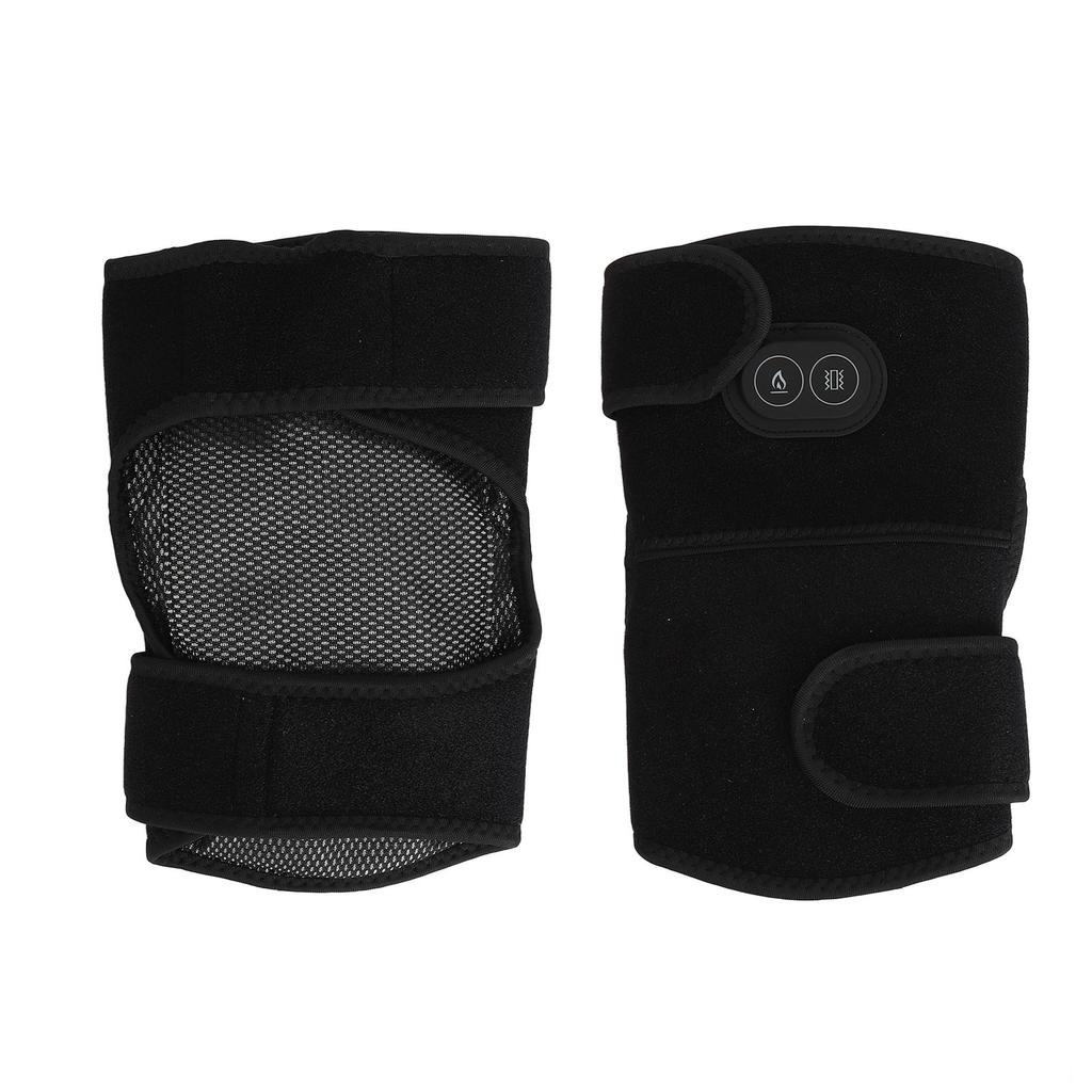 Cordless Knee Massager Heated Knee Elbow Shoulder Brace Vibration Knee Heating Pad for Relaxation