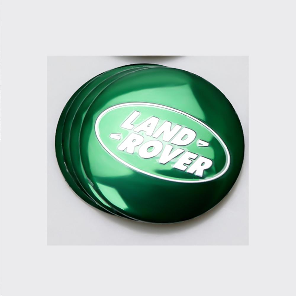 4pcs 56mm Car Wheel Center Hubcap Sticker Auto Tire Hub Cap Decor Decal For Land Rover SVR Range Rover L322 L405 Sport Discovery XS1