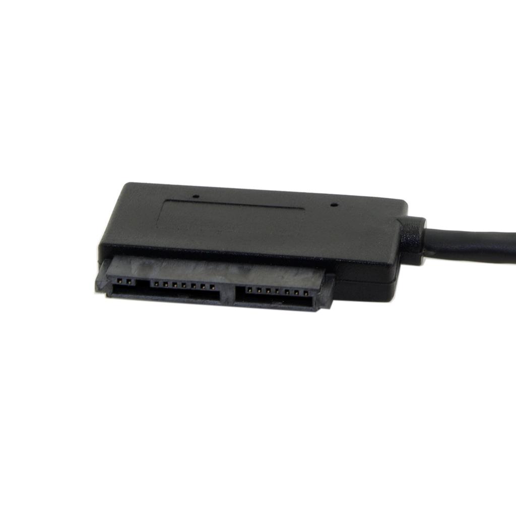 USB 3.0 To Micro SATA 7+9 16 Pin 1.8'' 90 Degree Angled Hard Disk Driver SSD Adapter Cable